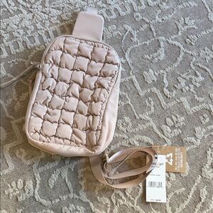 Quilted Crossbody Sling Bag